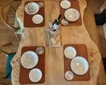 一枚板テーブル　ポプラ